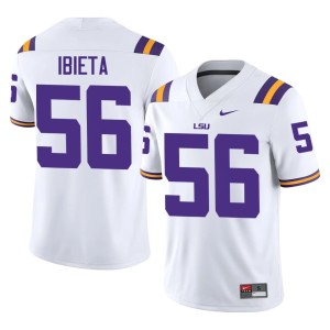 White Tigers College Football Men Game #56 Jake Ibieta Jersey 900739-456
