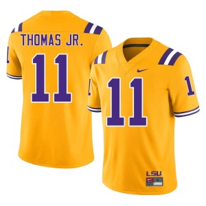Gold Tiger Nation College Football Brian Thomas Jr. #11 Men's Limited Jersey 772067-197