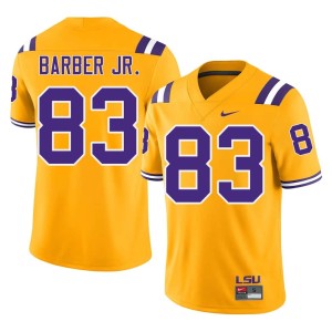 Gold LSU Tigers Corey Barber Jr. #83 Mens Replica College Football Jerseys 303306-865