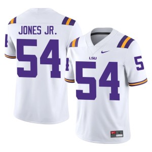White Ja'Mard Jones Jr. College Football #54 Mens Player Fighting Tigers Jerseys 835974-410
