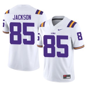 White Embroidery Fighting Tigers #85 College Football Josh Jackson Men Jersey 436241-913