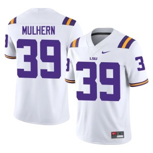 White #39 Tigers 2026 College Football Men's Mack Mulhern Jersey 568465-960