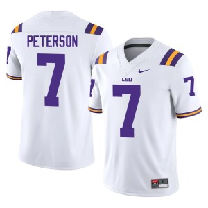 White College Football Patrick Peterson Men's Stitched LSU #7 Jerseys 550991-938