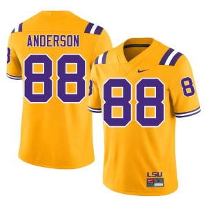 Gold #88 LSU Tigers College Football 2026-27 Richard Anderson Men's Jerseys 681056-139