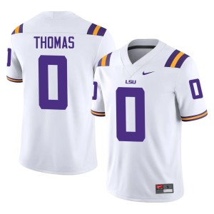 White 2026 Zavion Thomas Mens College Football #0 Tigers Jerseys 911423-334