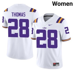 White College Football Womens LSU High School Jhase Thomas #28 Jerseys 276647-919