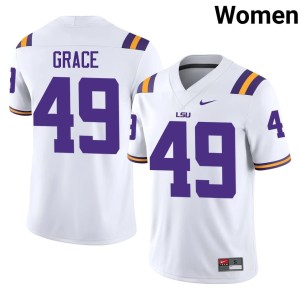 White College Football High School Theo Grace Tiger Nation Women #49 Jerseys 134337-948