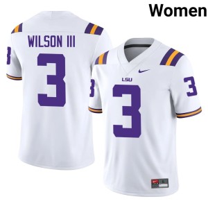 White Women 2026 Eugene Wilson III #3 College Football Tigers Jerseys 182822-928