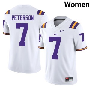 White Women's Tiger Nation #7 Patrick Peterson Replica College Football Jerseys 984858-794