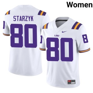 White College Football Tiger Nation Women's #80 High School Scott Starzyk Jerseys 650099-967