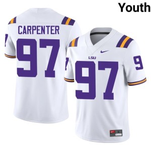 White College Football 2026 Fighting Tigers #97 Youth Dylan Carpenter Jerseys 668368-931