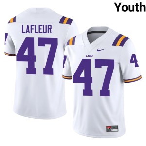 White College Football LSU Tigers Youth 2026-27 JD LaFleur #47 Jerseys 513288-925
