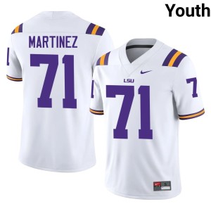 White Tigers Youth Brysten Martinez 2026-27 #71 College Football Jersey 981956-475