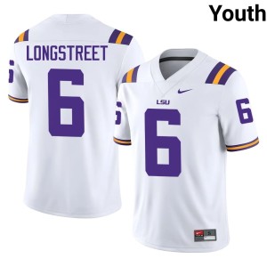 White College Football Game #6 Youth Husan Longstreet Fighting Tigers Jerseys 933514-930