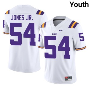 White Youth College Football Ja'Mard Jones Jr. #54 Fighting Tigers 2026-27 Jersey 264498-987
