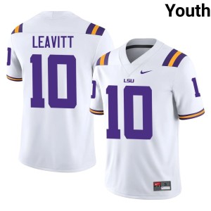 White College Football Tiger Nation Youth Replica #10 Sam Leavitt Jersey 407669-901